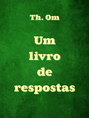 cover image of Um livro de respostas